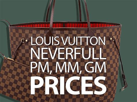 price of louis vuitton neverfull bag|The Pricing History of the Louis Vuitton Neverfull .